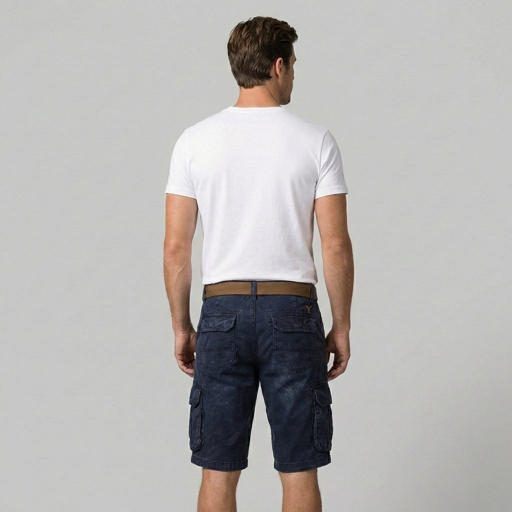 Pantalón corto hombre | cargo con bolsillos laterales
