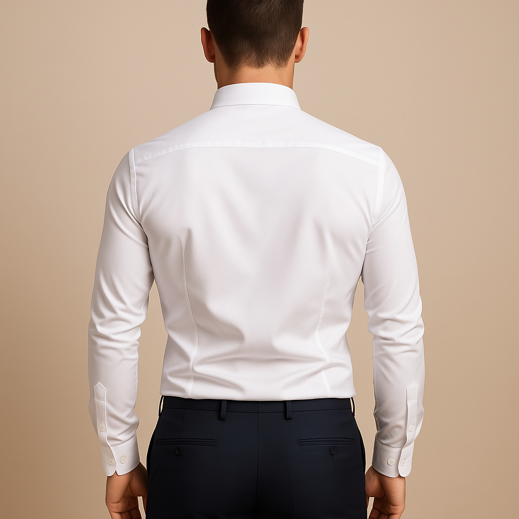Camisa Hombre | manga larga con cuello y cierre frontal