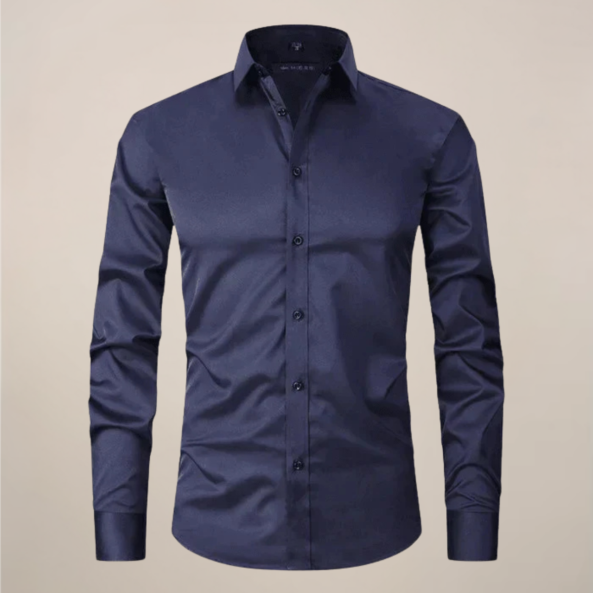 Camisa Hombre | Corte Estructurado con Cuello de Punta Largo