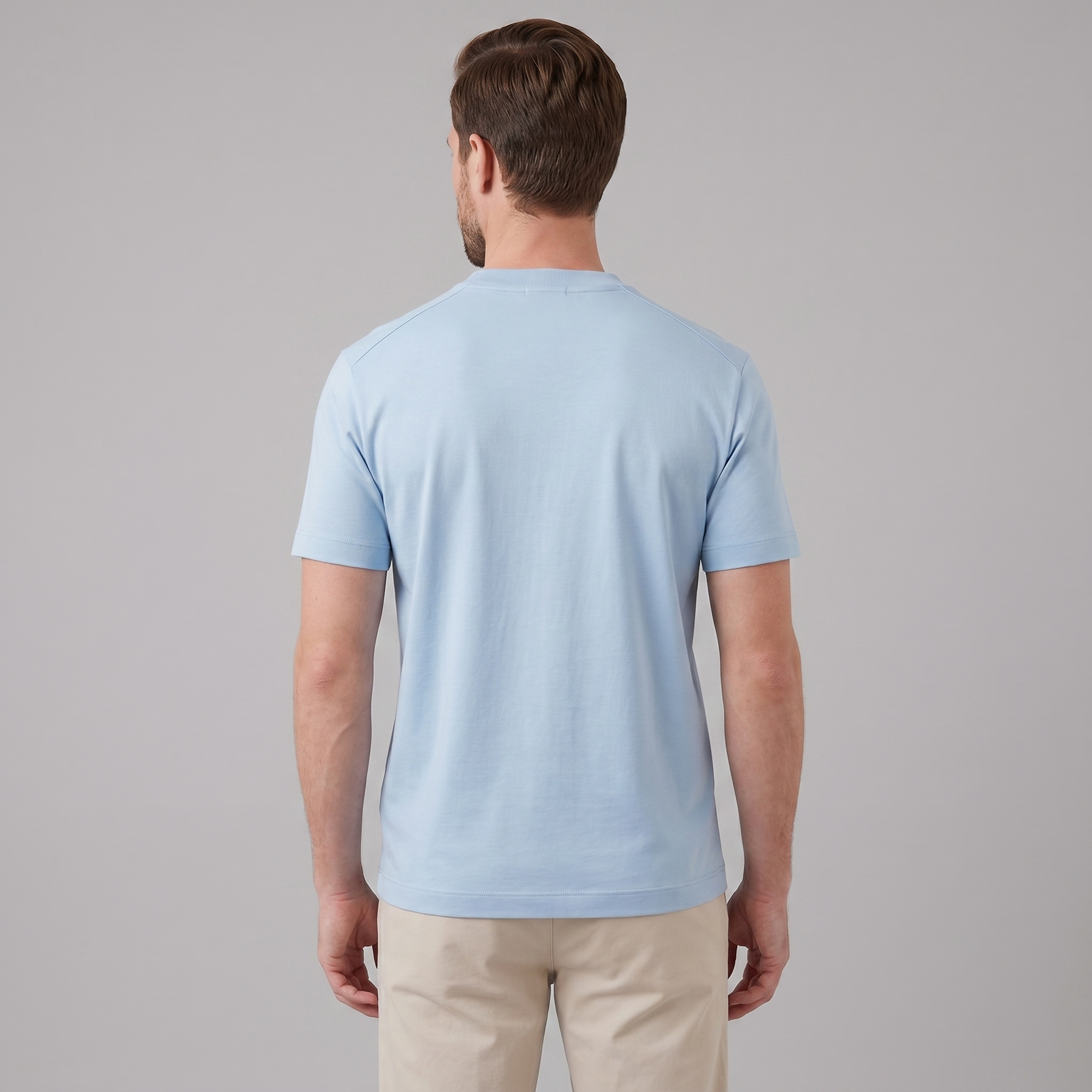 Camiseta Hombre Cuello Redondo | Corte Regular y Manga Corta