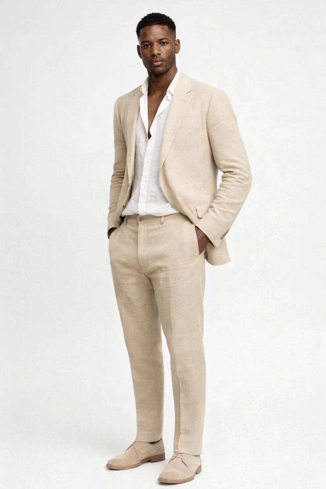 Conjunto Hombre | Diseño de Dos Piezas con Cuello Redondo