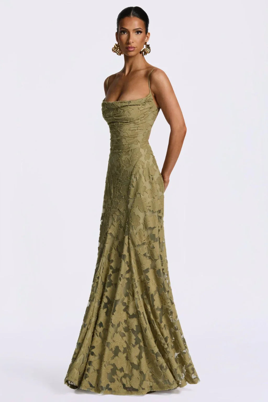Vestido mujer | maxi con tirantes finos y corte largo