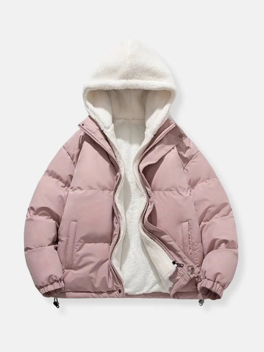 Chaqueta Mujer | estructura acolchada con capucha y cierre
