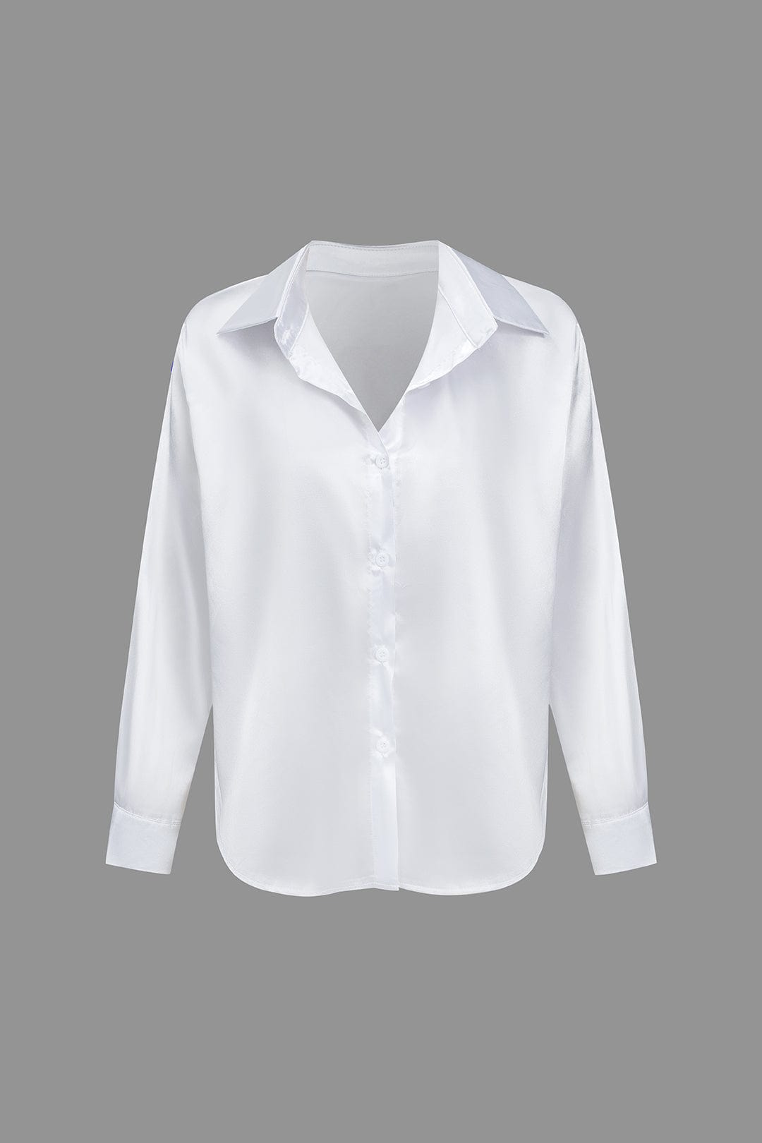 Blusa mujer con cuello y nudo frontal | manga larga y cierre delantero