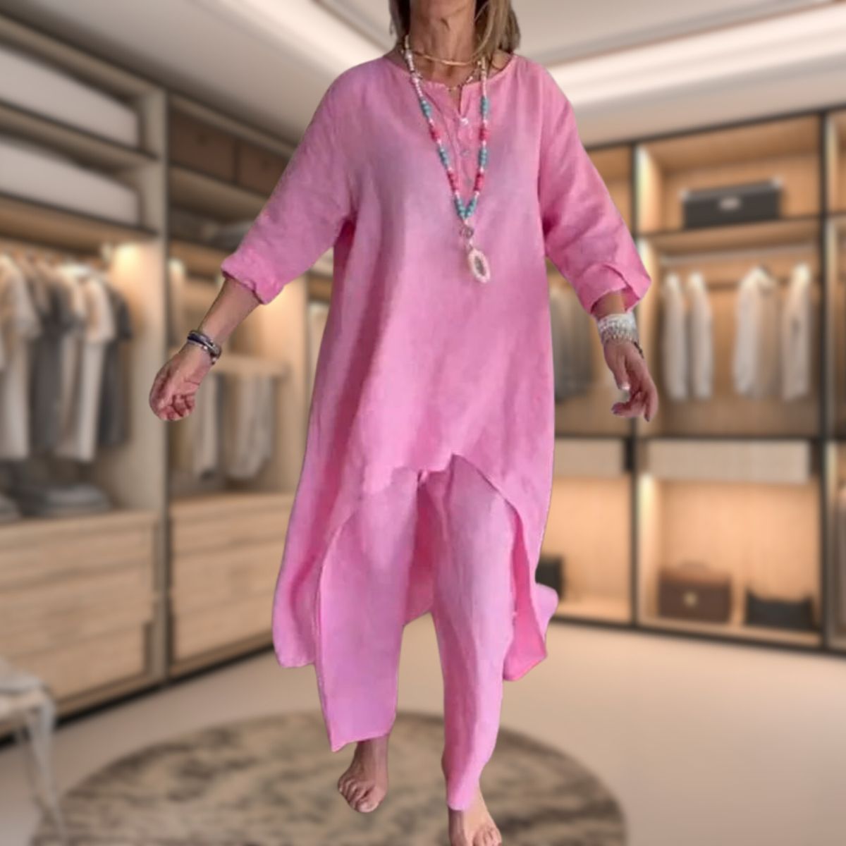 Conjunto Mujer | Diseño cómodo de dos piezas con ajuste regular