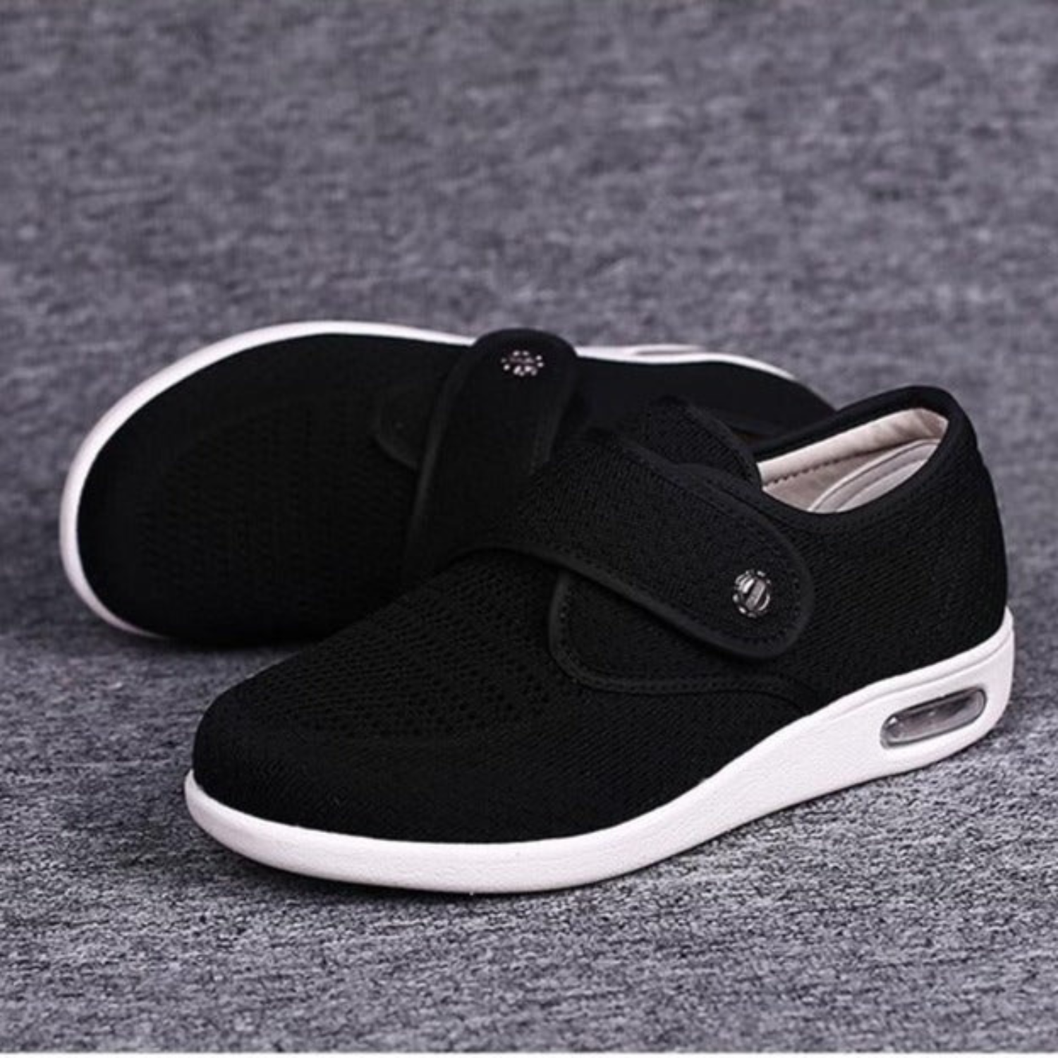 Zapatos mujer | cierre velcro y diseño slip-on ancho