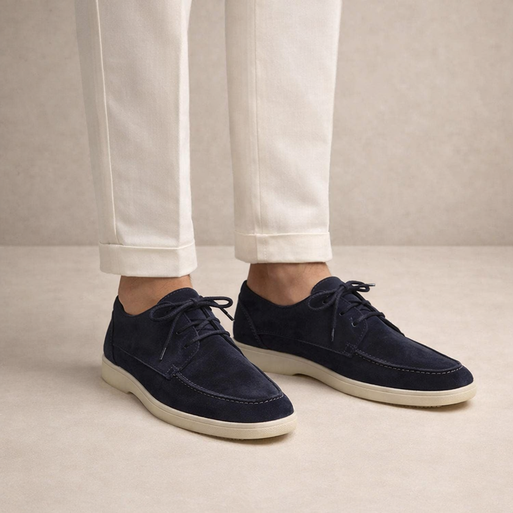 Mocasines Hombre | Puntera Cerrada con Cordones Ajustables
