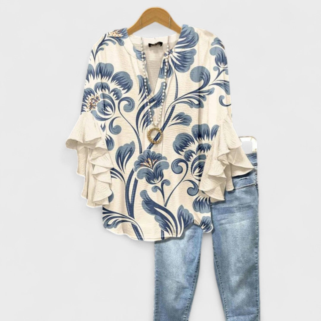 Blusa Mujer | Corte Ligero con Detalle Femenino Diario