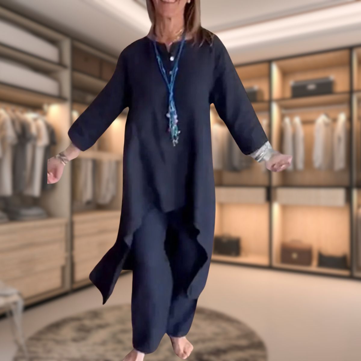 Conjunto Mujer | Diseño cómodo de dos piezas con ajuste regular
