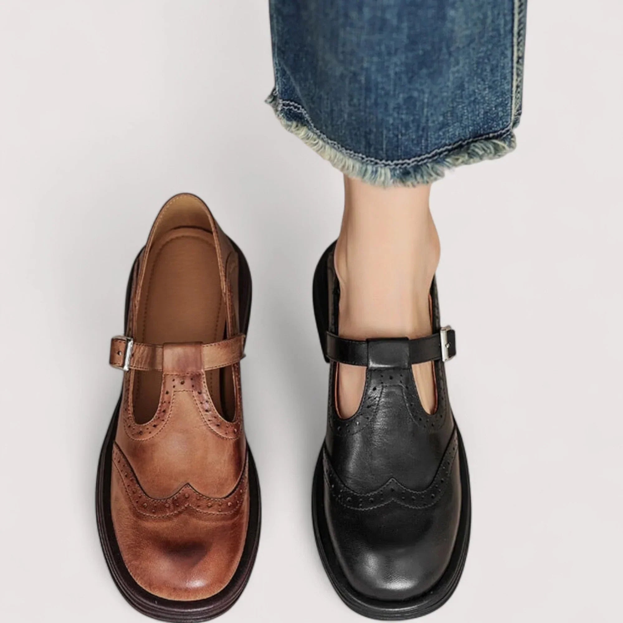 Zapatos Mujer Mary Jane | Soporte Ortopédico y Correa Clásica