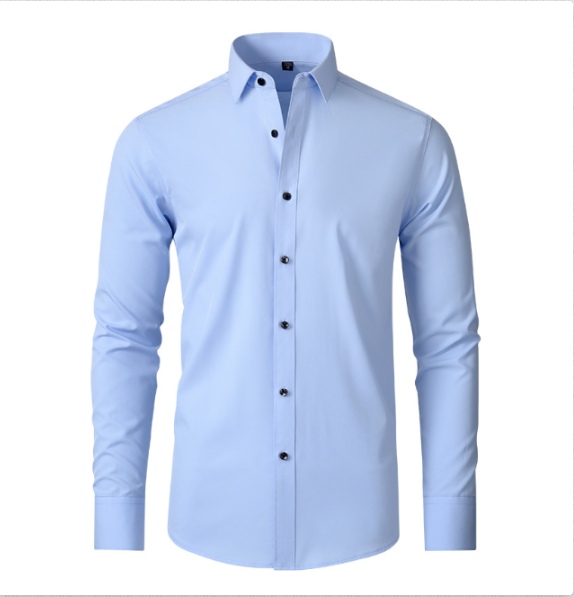 Camiseta Hombre | Corte Ajustado con Cuello Ancho y Manga Larga