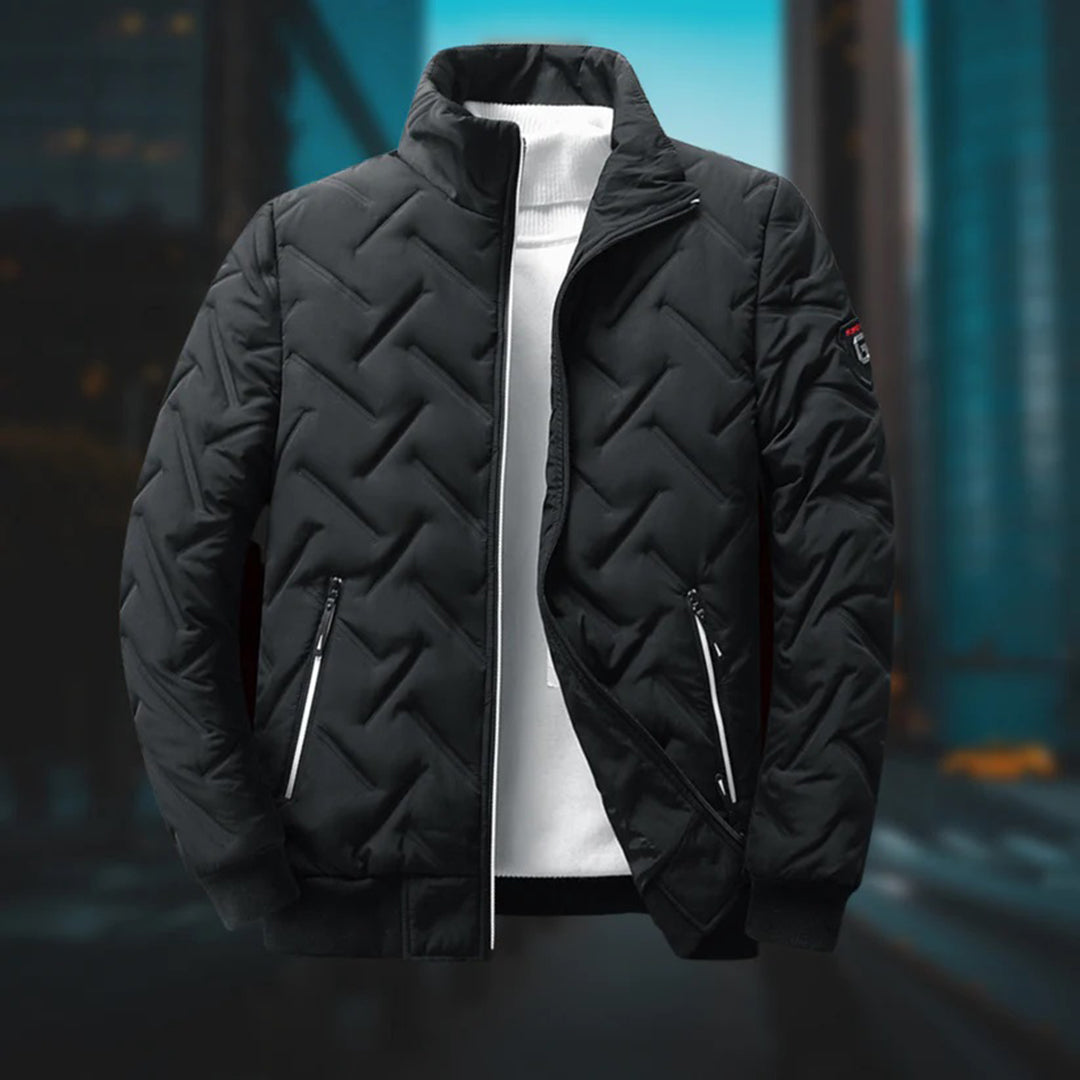 Chaqueta Hombre | estructura acolchada con cremallera frontal
