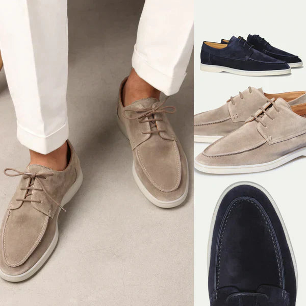 Zapatos hombre | con cordones y punta redondeada