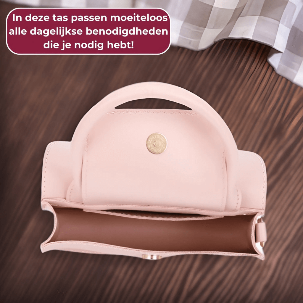 Bolso mujer | mini estructurado con solapa y cierre frontal
