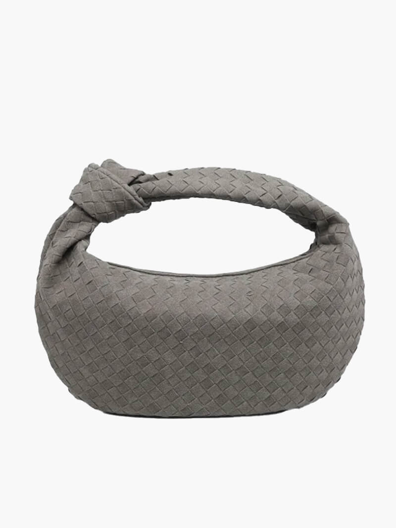 Bolso mujer | diseño trenzado con asa anudada curva