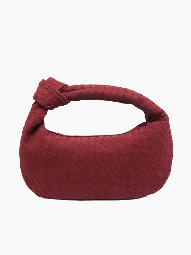 Bolso mujer | diseño trenzado con asa anudada curva