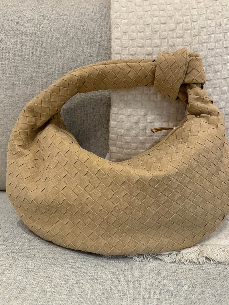 Bolso mujer | diseño trenzado con asa anudada curva