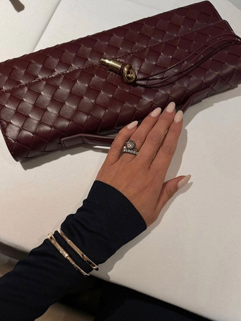 Bolso mujer | diseño trenzado con solapa y cierre frontal