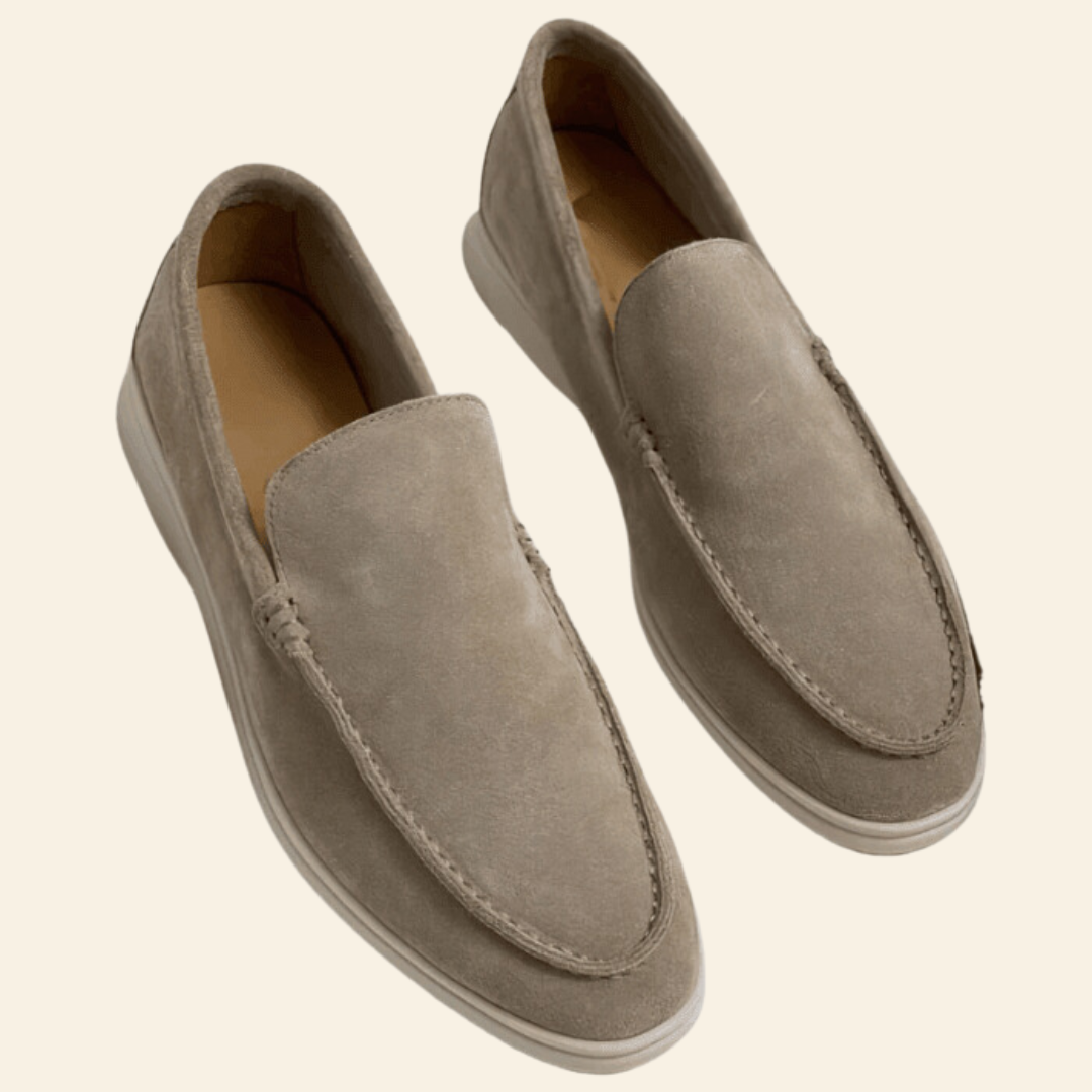 Zapatos hombre | mocasín sin cordones con costura frontal visible