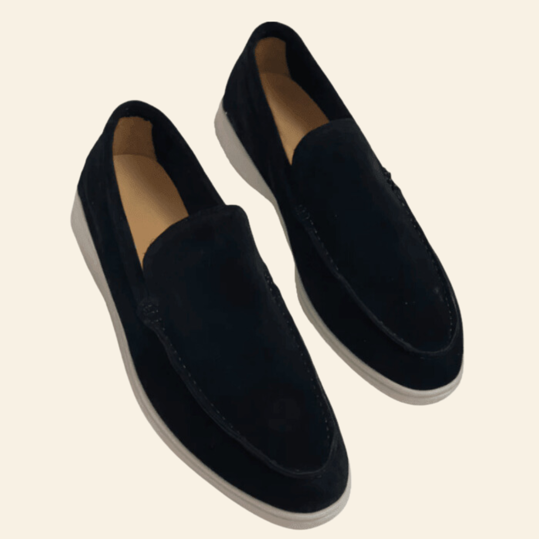 Zapatos hombre | mocasín sin cordones con costura frontal visible