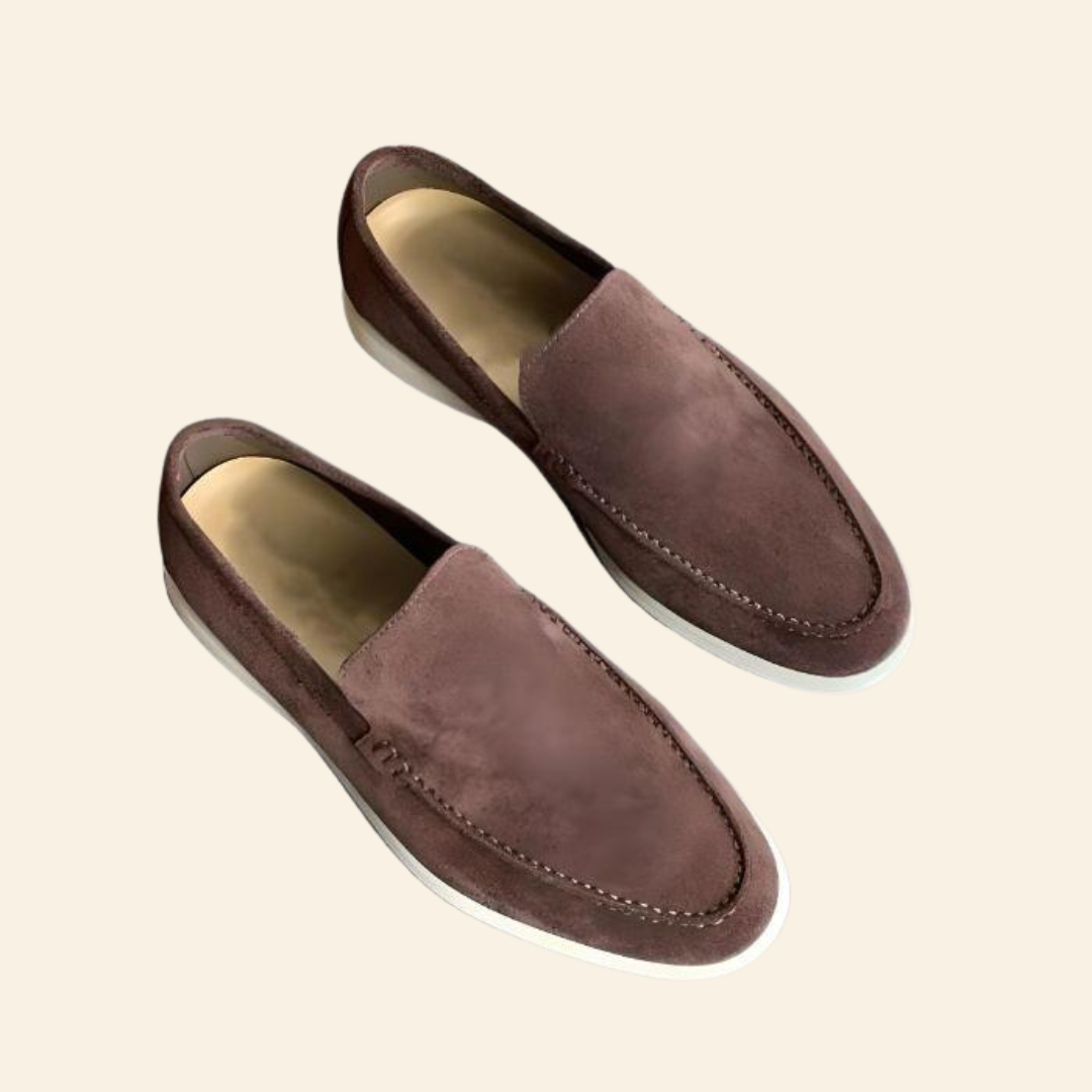 Zapatos hombre | mocasín sin cordones con costura frontal visible