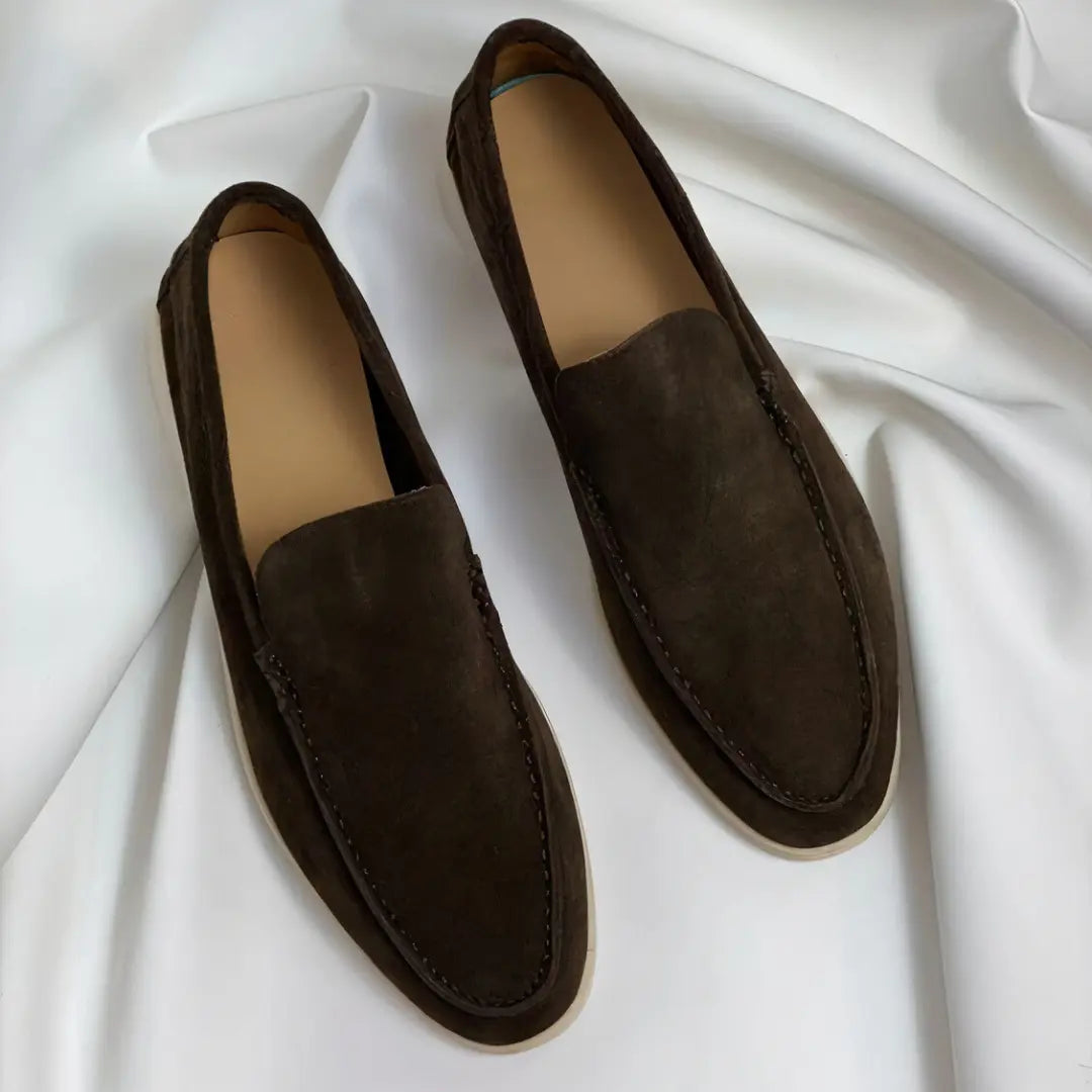 Zapatos hombre | mocasín sin cordones con puntera redondeada