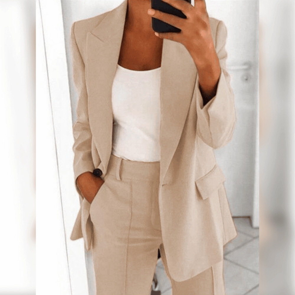Conjunto Mujer | dos piezas con blazer y pantalón