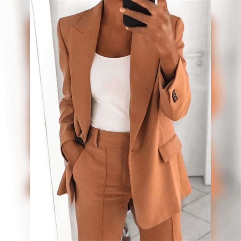 Conjunto Mujer | dos piezas con blazer y pantalón