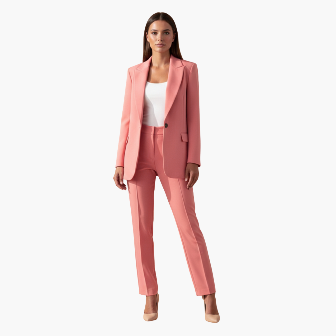 Conjunto mujer | blazer y pantalón con corte ajustado
