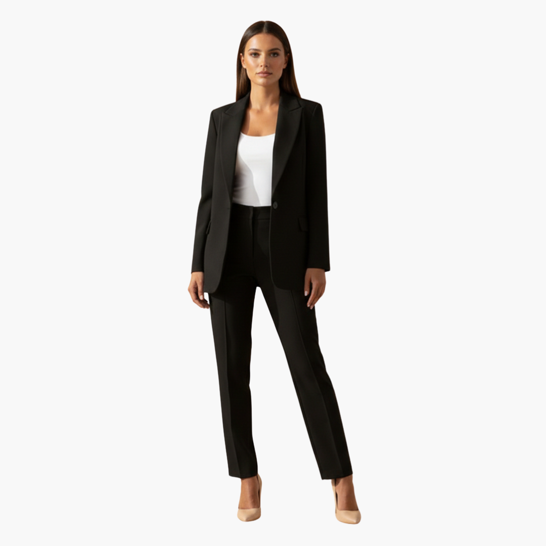 Conjunto mujer | blazer y pantalón con corte ajustado