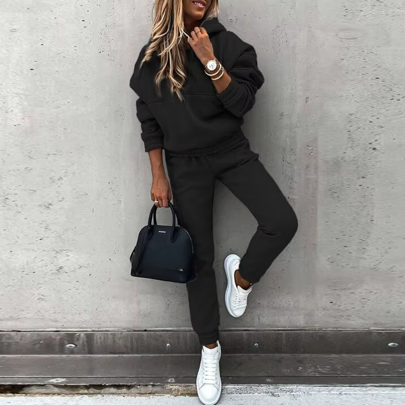 Conjunto Mujer | dos piezas con sudadera con capucha