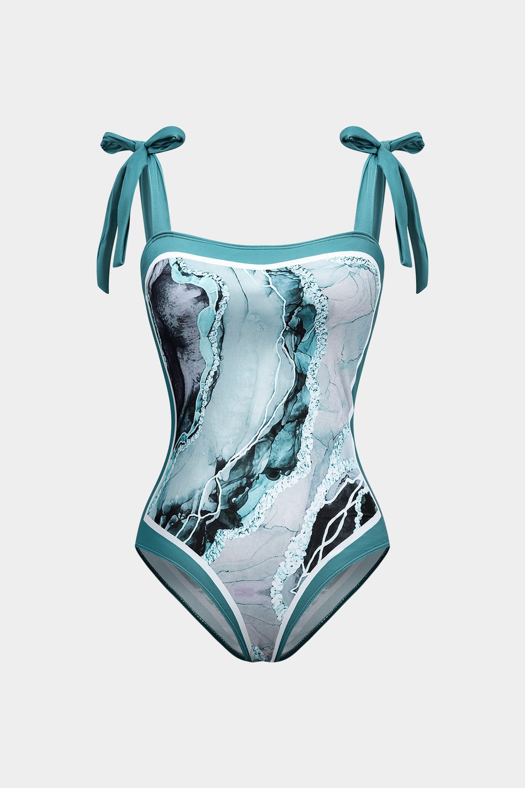 Bañador mujer | una pieza con tirantes y pareo envolvente