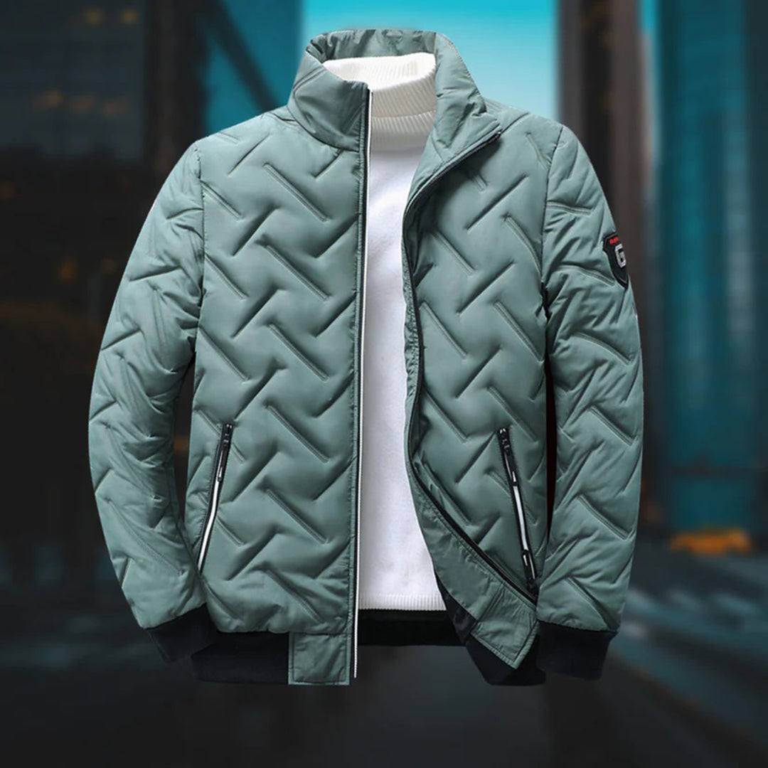 Chaqueta Hombre | estructura acolchada con cremallera frontal