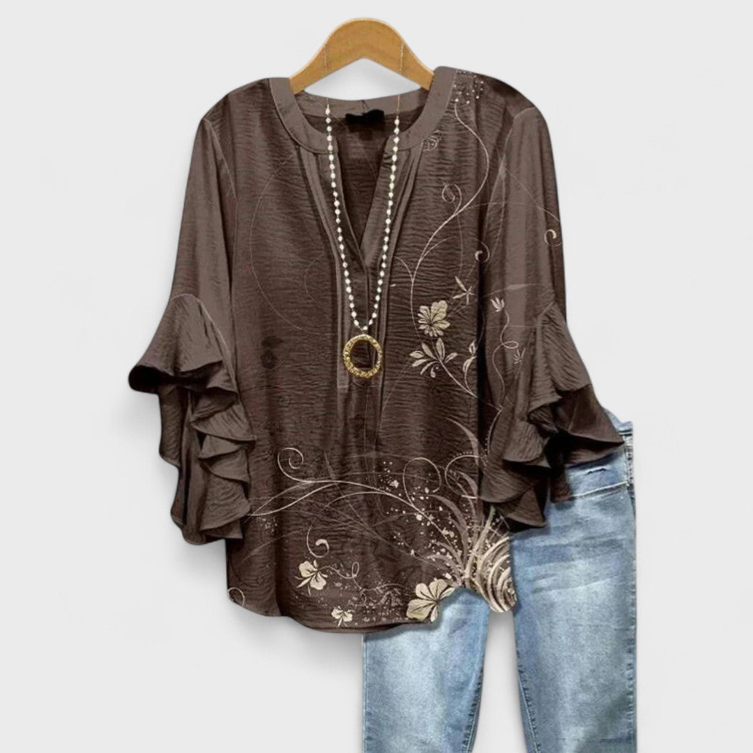 Blusa Mujer | Corte Ligero con Detalle Femenino Diario
