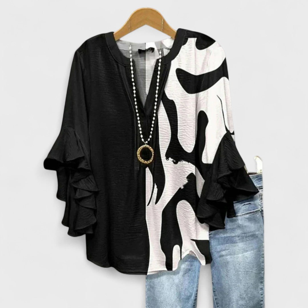 Blusa Mujer | Corte Ligero con Detalle Femenino Diario