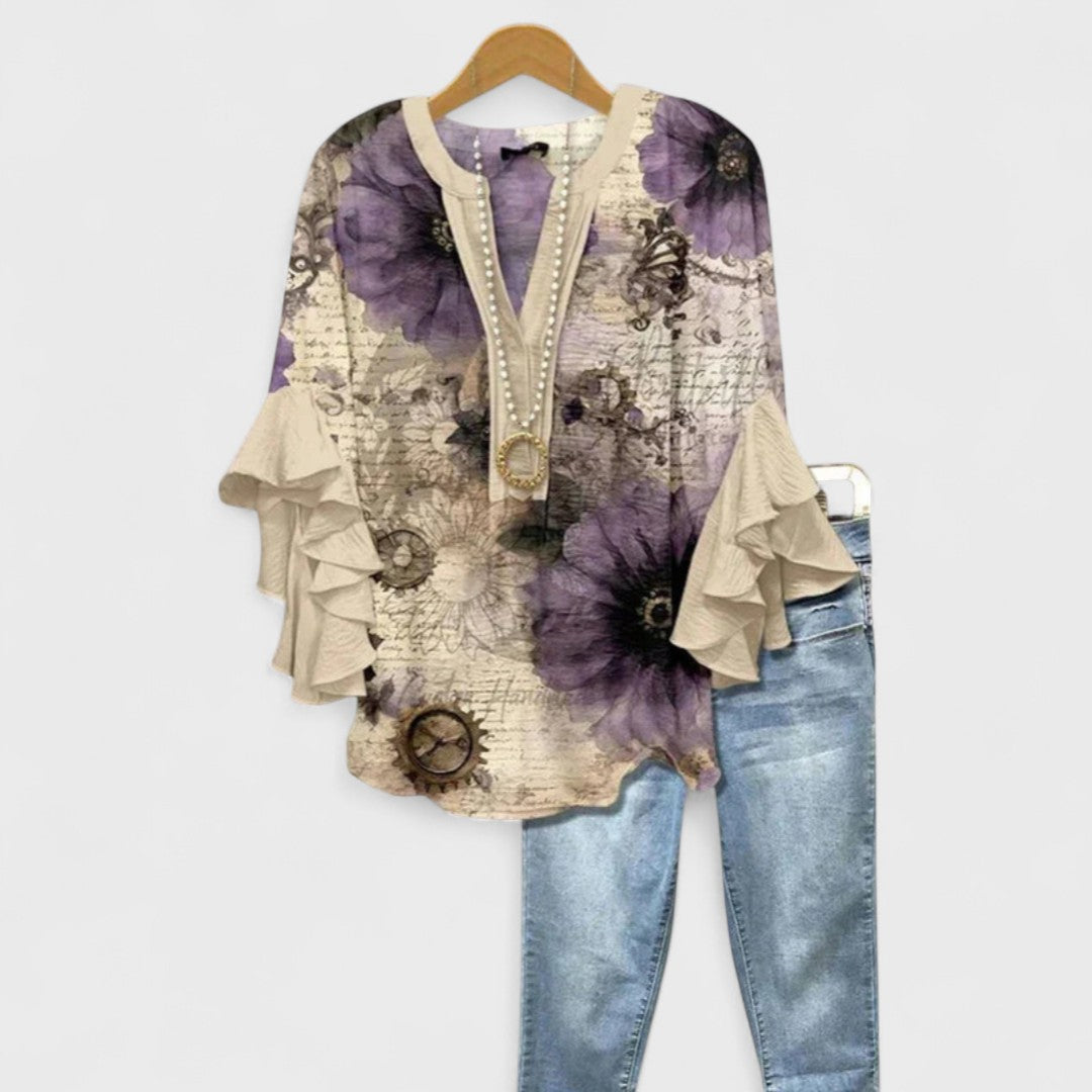 Blusa Mujer | Corte Ligero con Detalle Femenino Diario