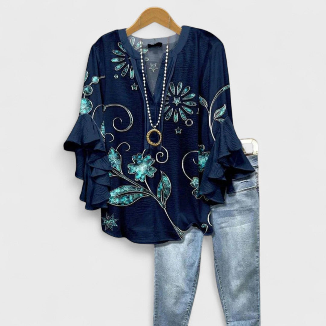 Blusa Mujer | Corte Ligero con Detalle Femenino Diario