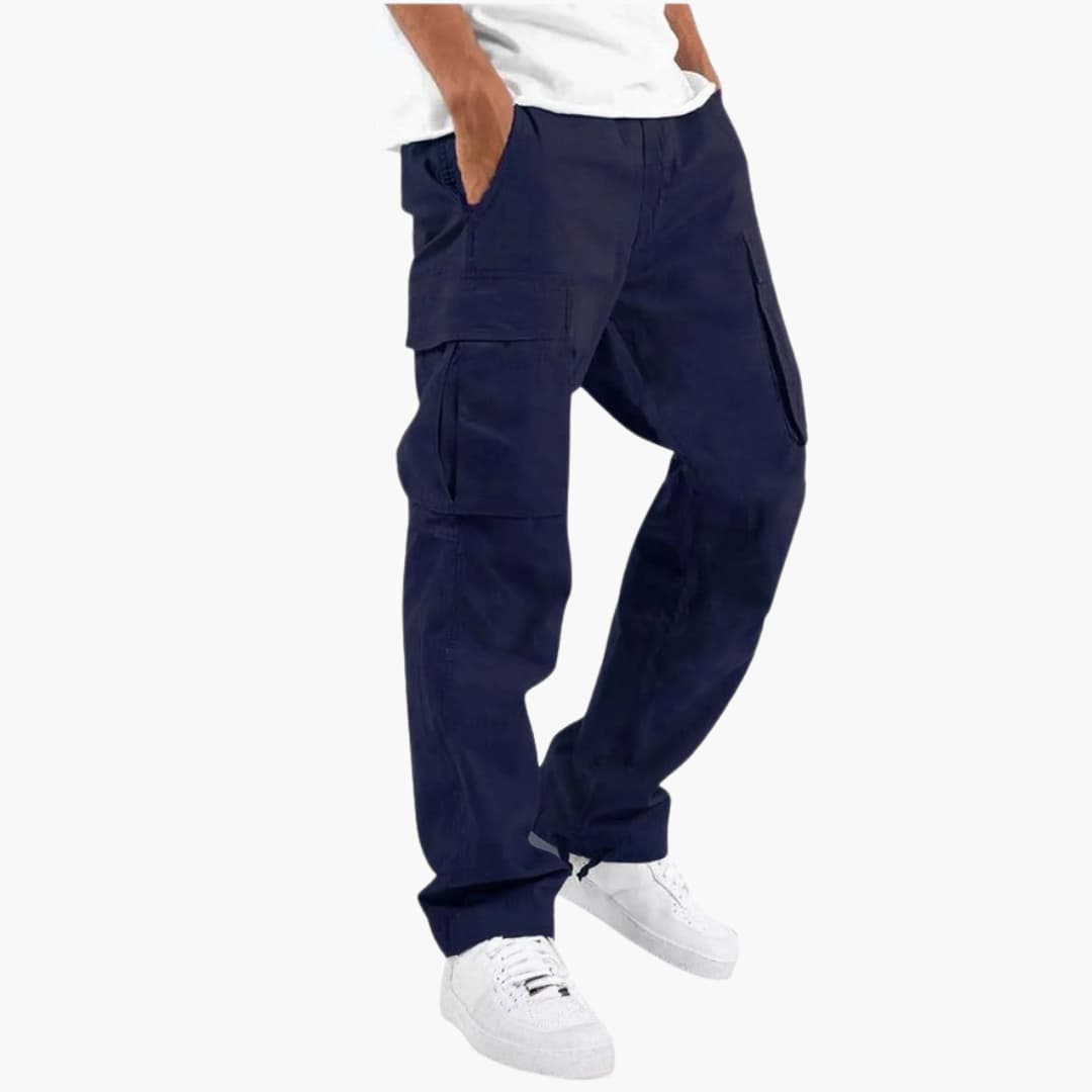 Pantalón hombre | diseño cargo con bolsillos laterales