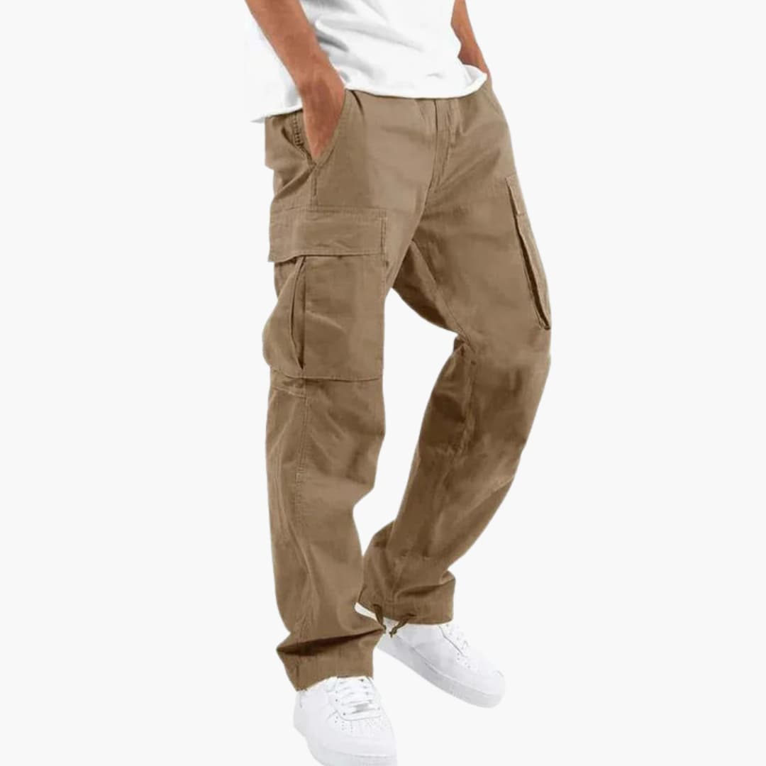 Pantalón hombre | diseño cargo con bolsillos laterales