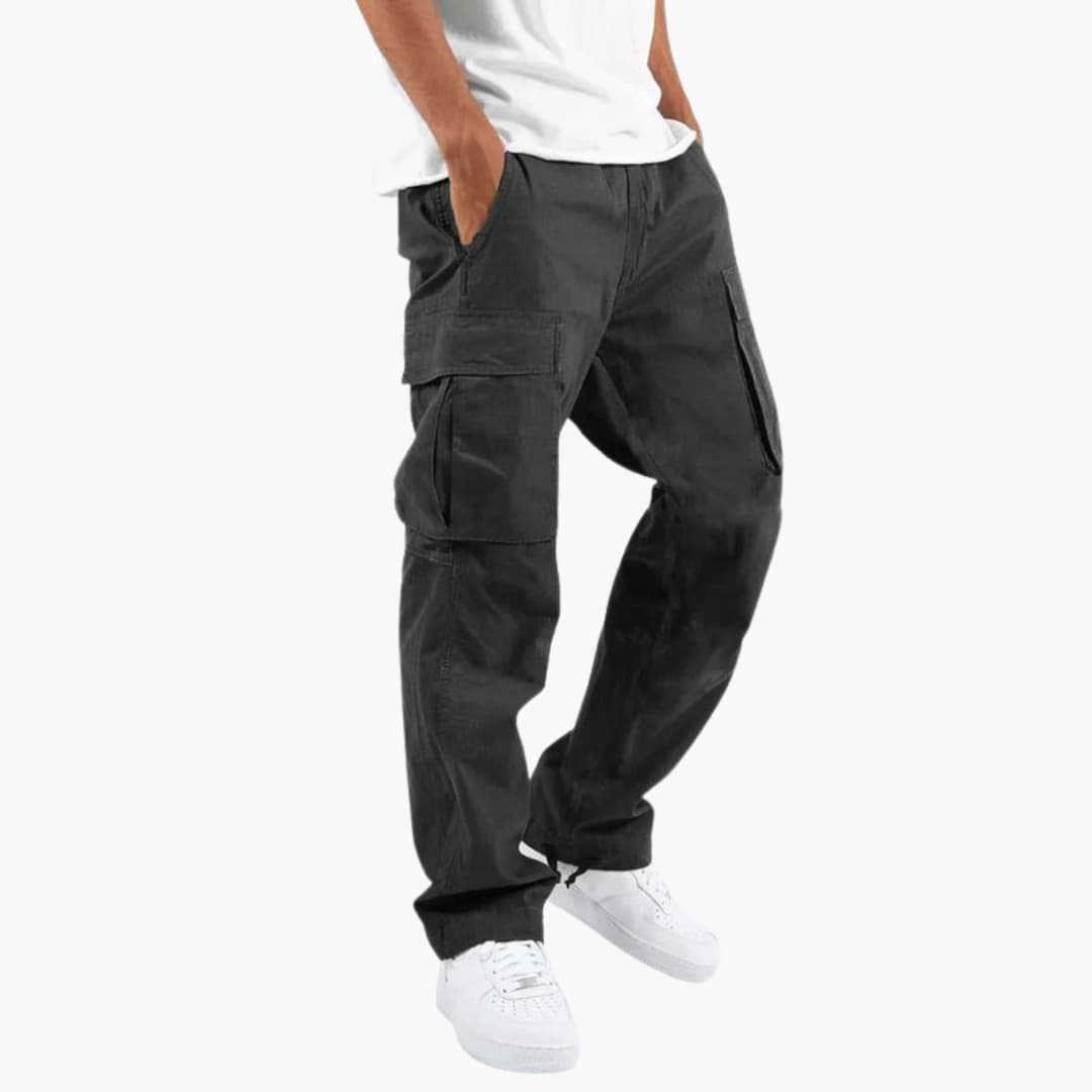 Pantalón hombre | diseño cargo con bolsillos laterales