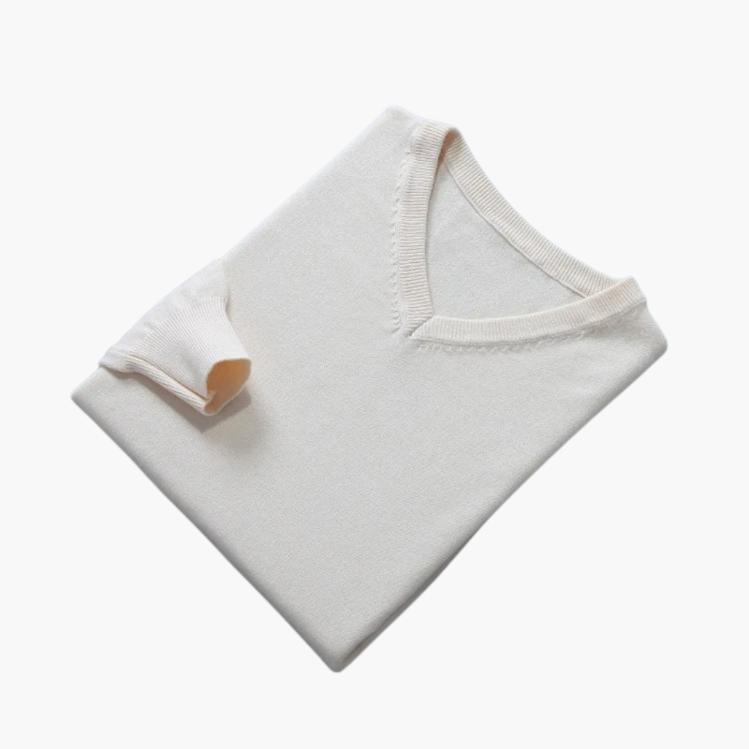 Jersey hombre | diseño cuello en V y manga larga