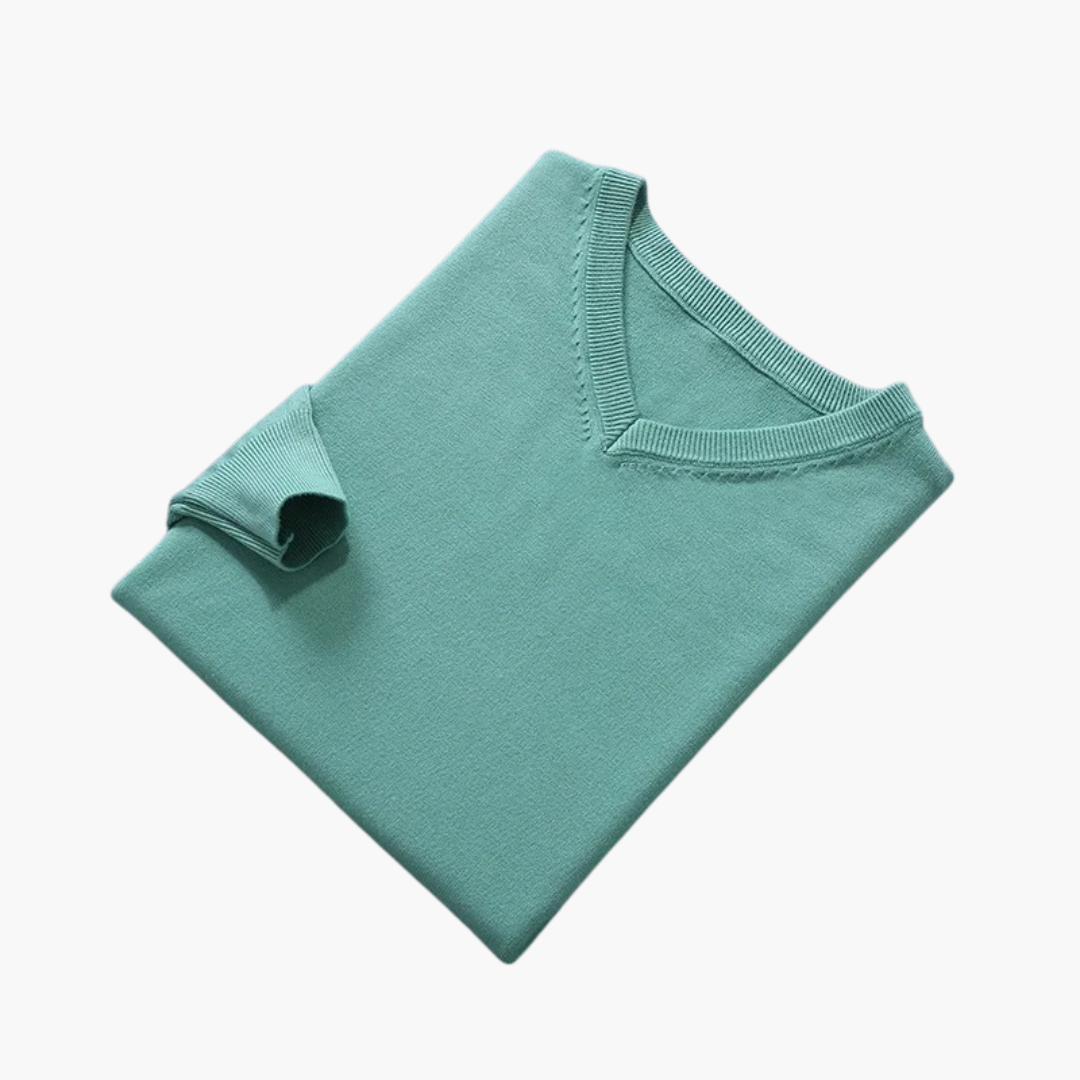 Jersey hombre | diseño cuello en V y manga larga
