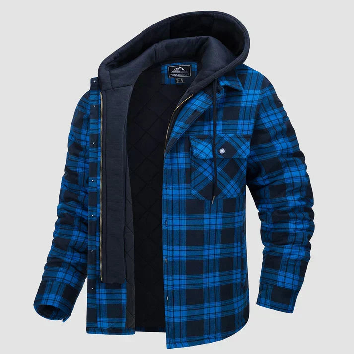 Chaqueta hombre | capucha con cierre frontal y bolsillos