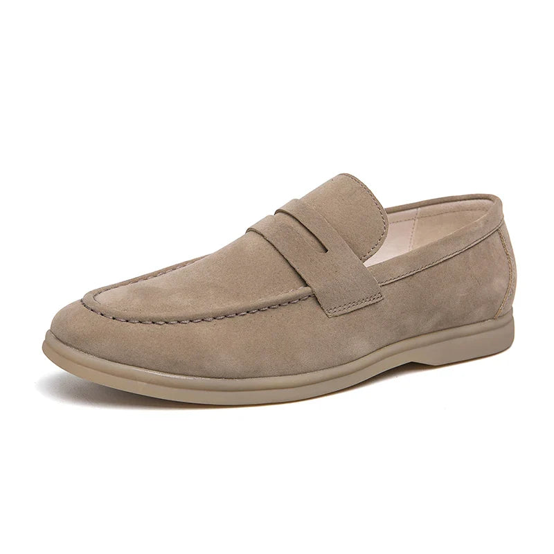 Zapatos hombre | mocasín sin cordones con banda superior