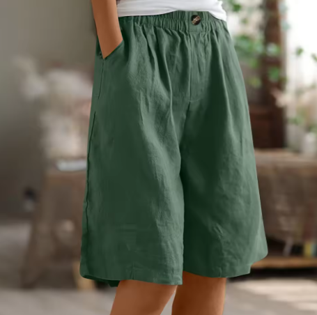 Shorts Mujer | Corte Relajado con Cintura Elástica