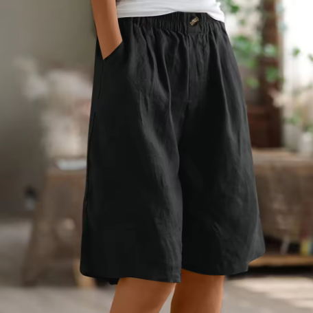 Shorts Mujer | Corte Relajado con Cintura Elástica