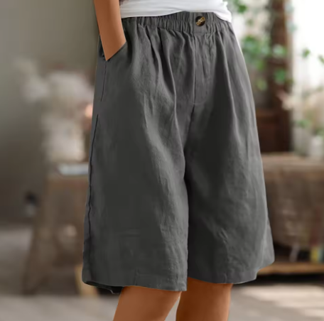 Shorts Mujer | Corte Relajado con Cintura Elástica