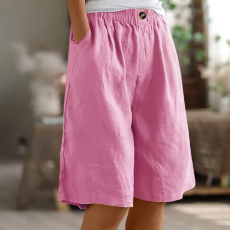 Shorts Mujer | Corte Relajado con Cintura Elástica