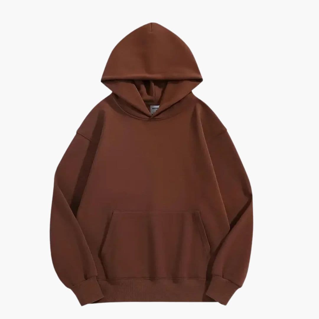 Sudadera hombre | capucha ajustable con bolsillo frontal y manga larga