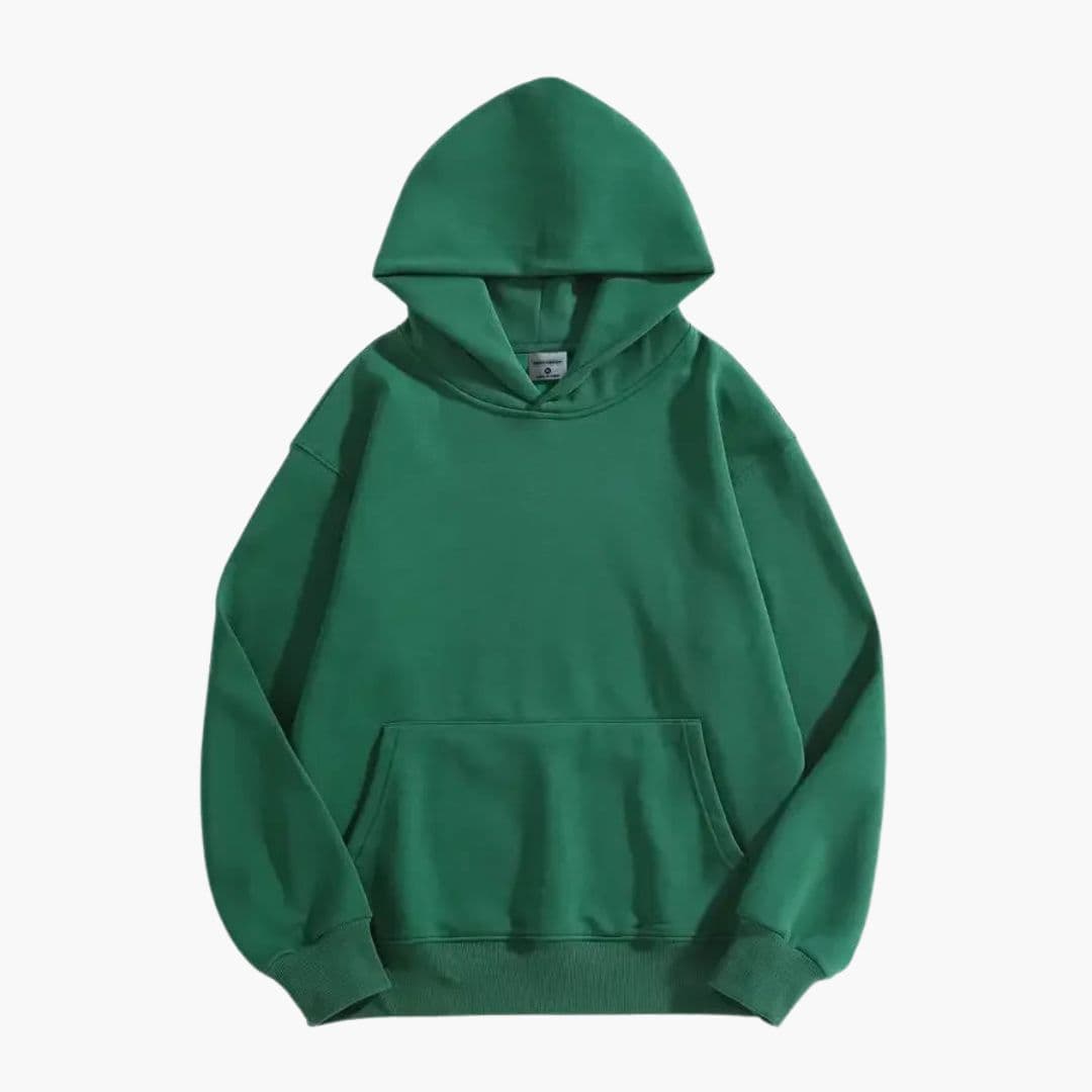 Sudadera hombre | capucha ajustable con bolsillo frontal y manga larga